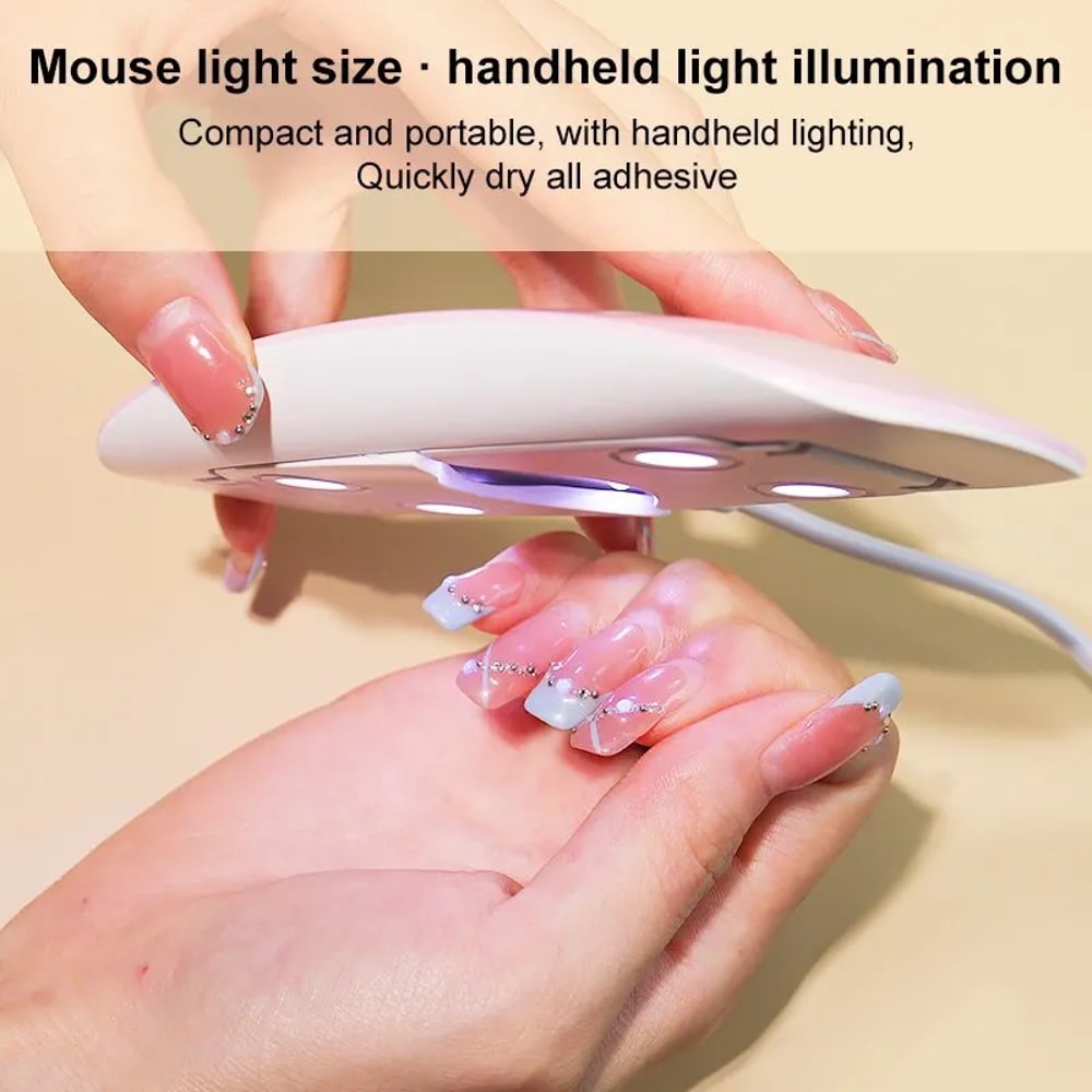 Mini Nail Dryer USB Portable UV LED Nail Lamp 3