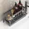 Self Draining Sink Caddy Sponge Holder With Dish Cloth Rack 2