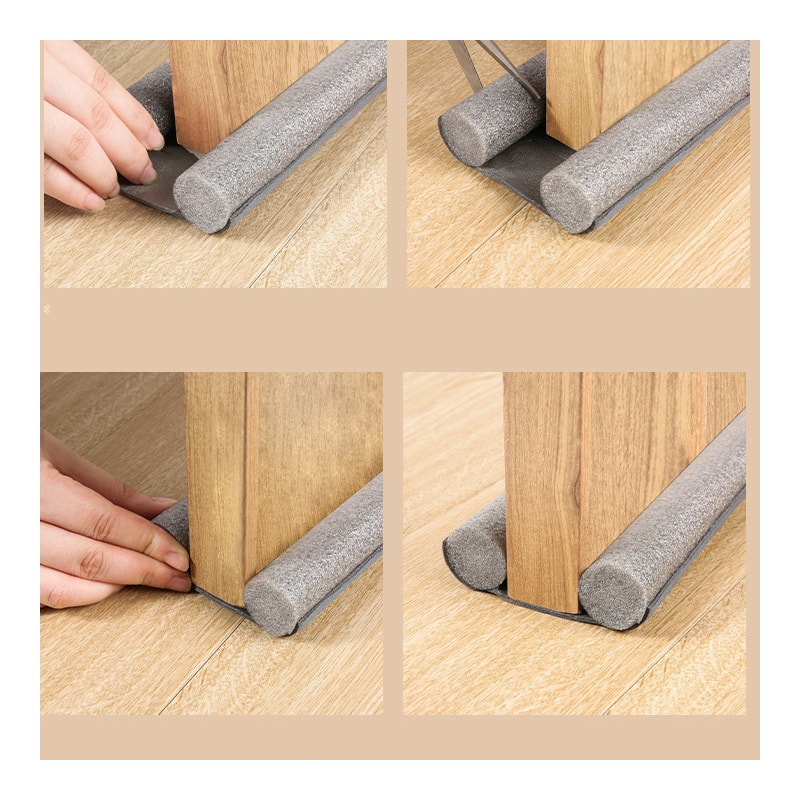 Flexible Door Bottom Seal Strip Draft Stopper Weatherstrip Guard