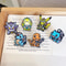 Pokemon Enamel Pins Set with Pikachu Squirtle Gengar Anime Lapel Pins