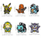 Pokemon Enamel Pins Set with Pikachu Squirtle Gengar Anime Lapel Pins