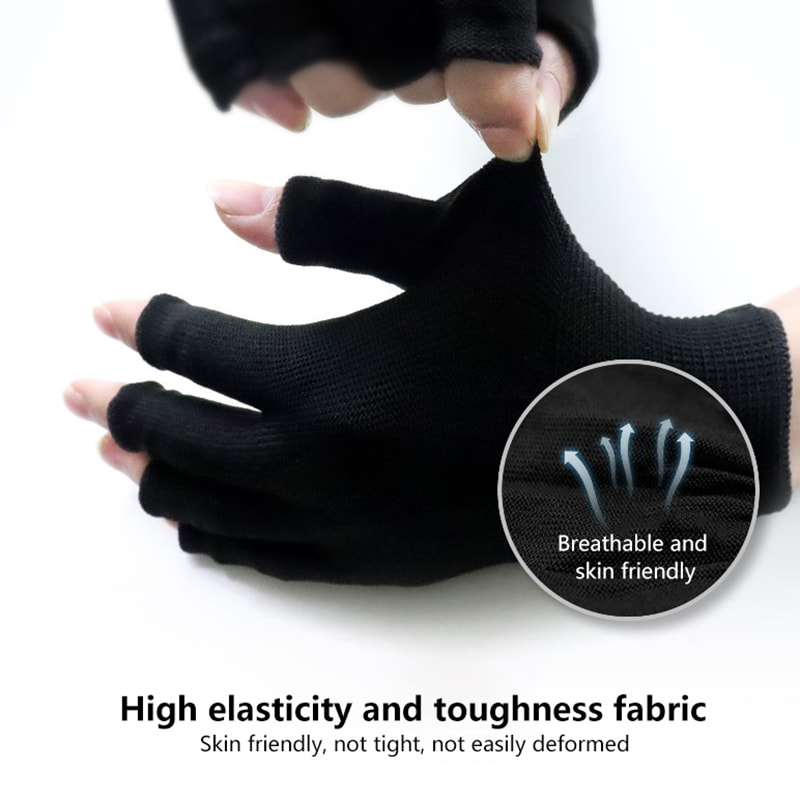 Anti UV Nail Gloves For Gel Manicure UV Lamp Protection 3