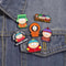 Cute Cartoon Enamel Pins Metal Brooch Pins For Bags Jackets And Gifts 0