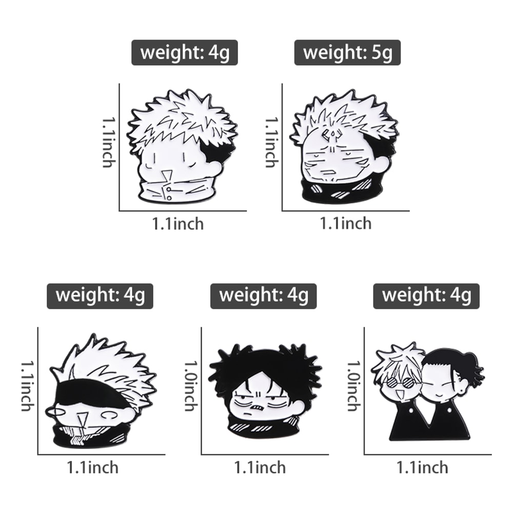 Cute Cartoon Anime Enamel Pins for Backpacks Jackets and Gifts