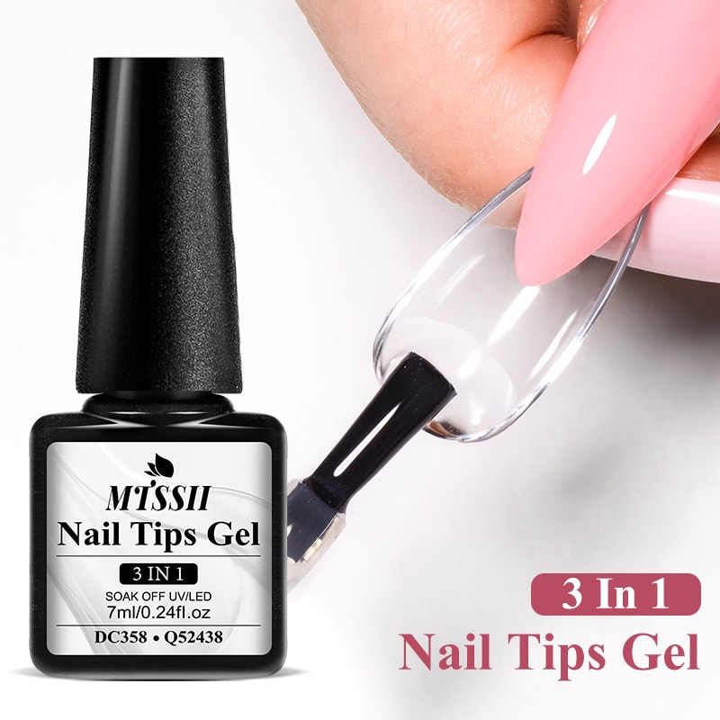 Builder Nail Gel for Extensions Strong UV LED Nail Glue for Soft Gel Nail Tips