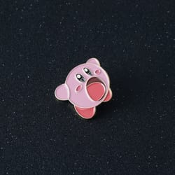 kirby enamel pin cute anime backpack badge and kawaii brooch gift