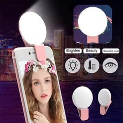 portable led selfie ring light adjustable makeup lamp for smartphones