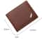 Mens Premium Leather Minimalist Wallet Slim & Foldable Soft Leather Design
