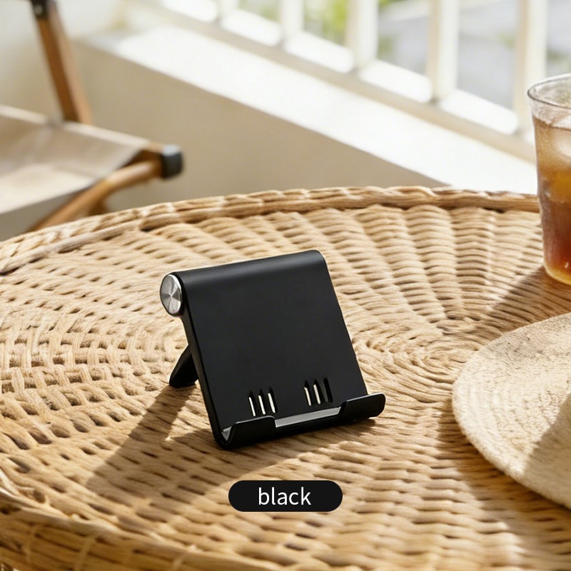 Universal Foldable Desk Phone Stand, Tablets & More Adjustable Desktop Holder