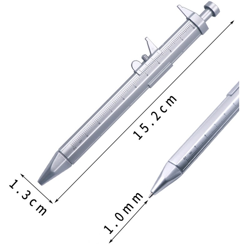 Vernier Caliper Pen Ballpoint Measuring Tool