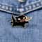 Cute Black Cat Knife Enamel Pin For Jackets Bags And Cat Lovers 2