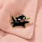 Cute Black Cat Knife Enamel Pin For Jackets Bags And Cat Lovers 3