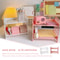 Foldable Desk Organizer Shelf Multi Tier Plastic Storage Rack Organizer For Cosmetics Office Dorm 1