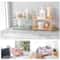 Foldable Desk Organizer Shelf Multi Tier Plastic Storage Rack Organizer For Cosmetics Office Dorm 2