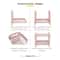 Foldable Desk Organizer Shelf Multi Tier Plastic Storage Rack Organizer For Cosmetics Office Dorm 5