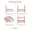 Foldable Desk Organizer Shelf Multi Tier Plastic Storage Rack Organizer For Cosmetics Office Dorm 5