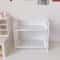 Foldable Desk Organizer Shelf Multi Tier Plastic Storage Rack Organizer For Cosmetics Office Dorm 4