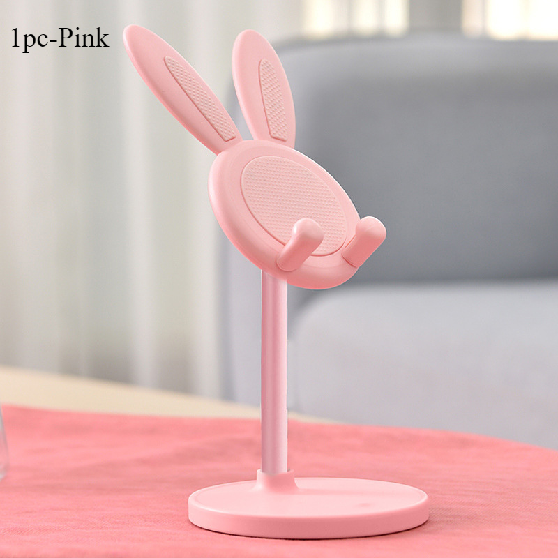 Cute Rabbit Adjustable Phone Stand For Desk 4