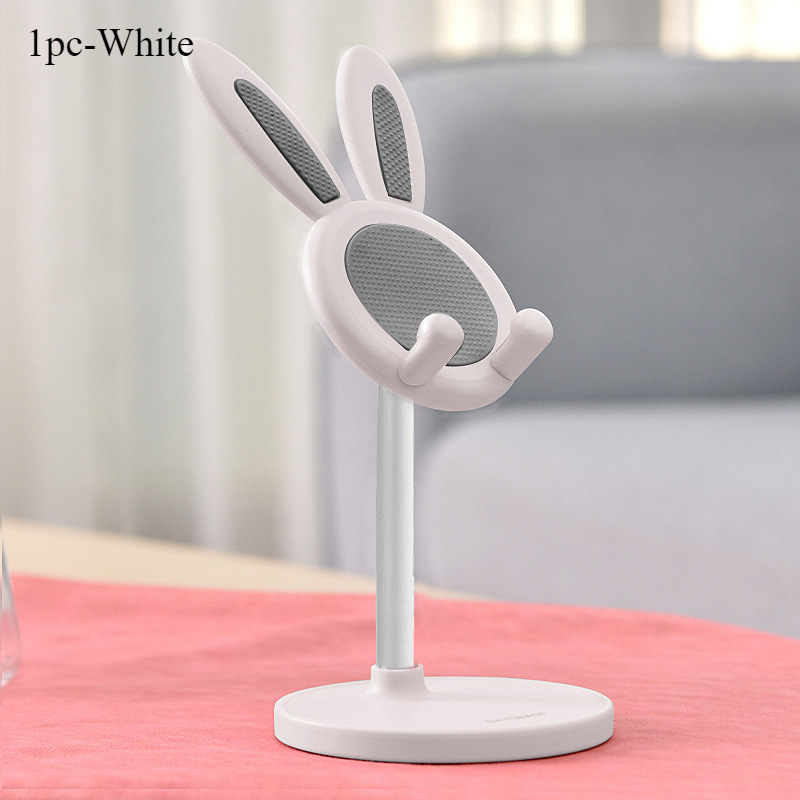 Cute Rabbit Adjustable Phone Stand For Desk 5