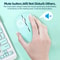 Ergonomic Bluetooth Wireless Mouse For Laptop Tablet Silent Portable Multi Device Mouse 3
