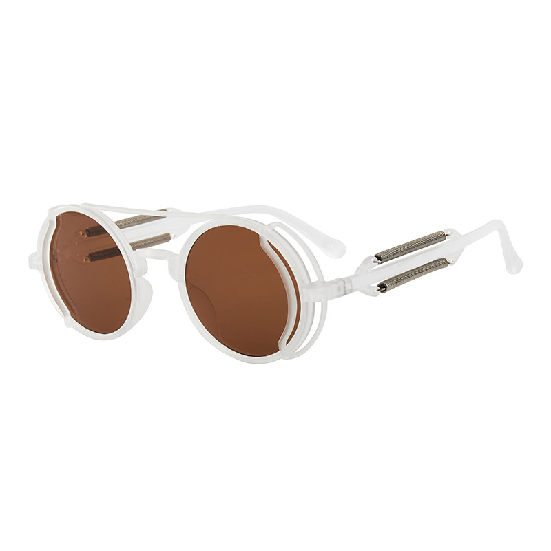 Gothic Steampunk Retro Round Sunglasses For Men And Women 7