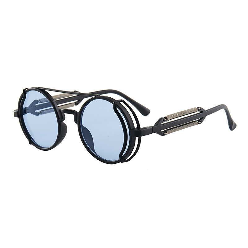 Gothic Steampunk Retro Round Sunglasses For Men And Women 10