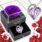 Ocean Heart Necklace With Eternal Rose Jewelry Box Gift Set 6