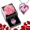 Ocean Heart Necklace With Eternal Rose Jewelry Box Gift Set 8