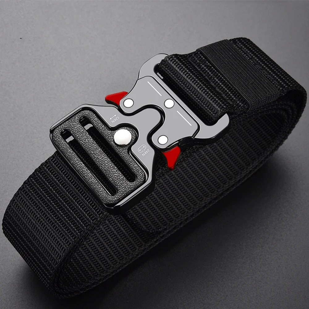 Quick Release Tactical Belt Adjustable Nylon Military Outdoor Belt 2