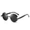 Retro Round Reflective Punk Sunglasses For Men And Women 5