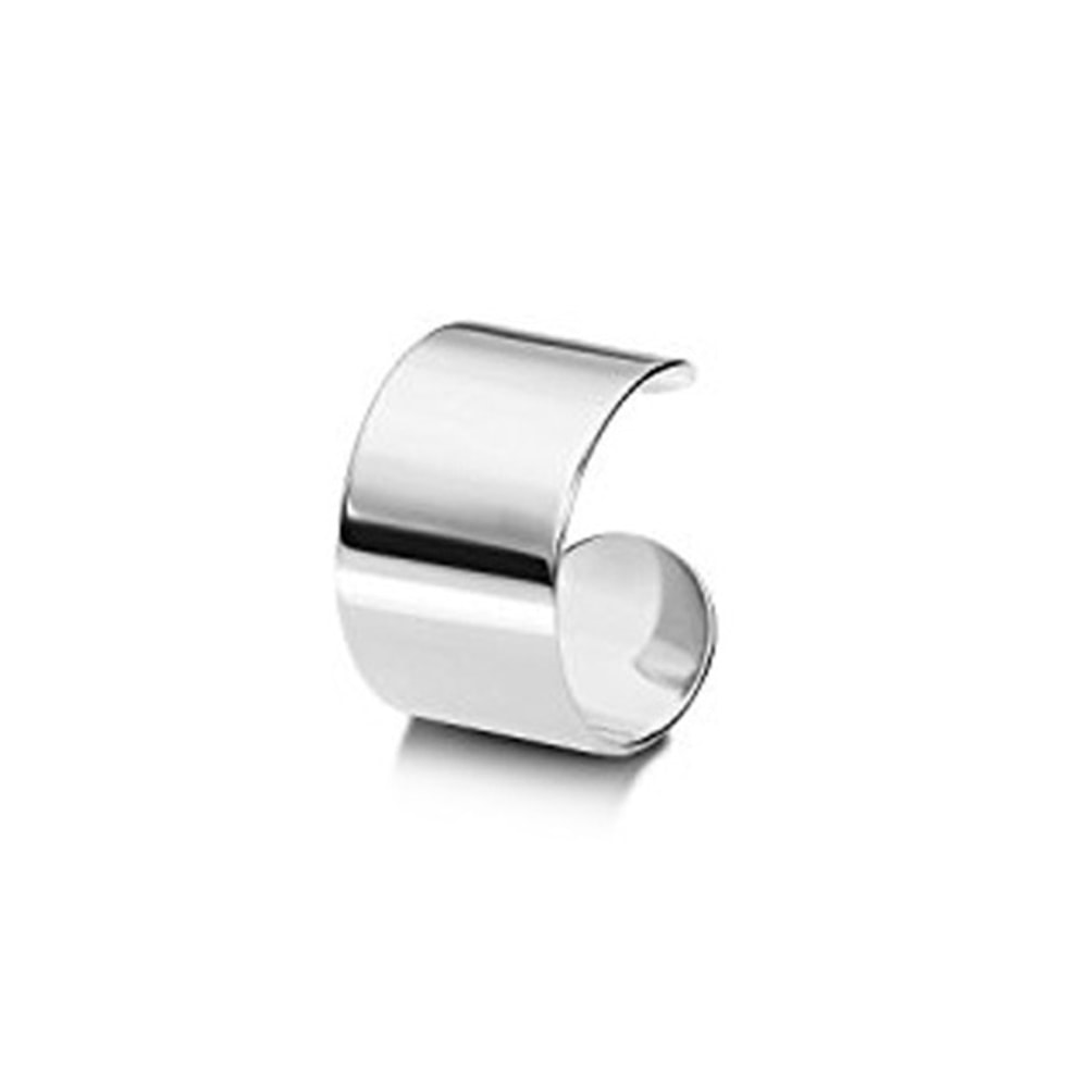 Long Tube Non Piercing Stainless Steel Ear Cuff 3