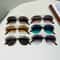 Rimless Pilot Sunglasses with Gradient Lenses