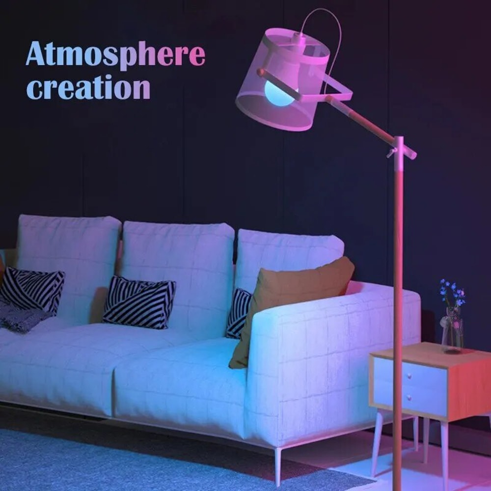 RGB LED Light Bulb With Remote Color Dimmable Mood Lamp 1
