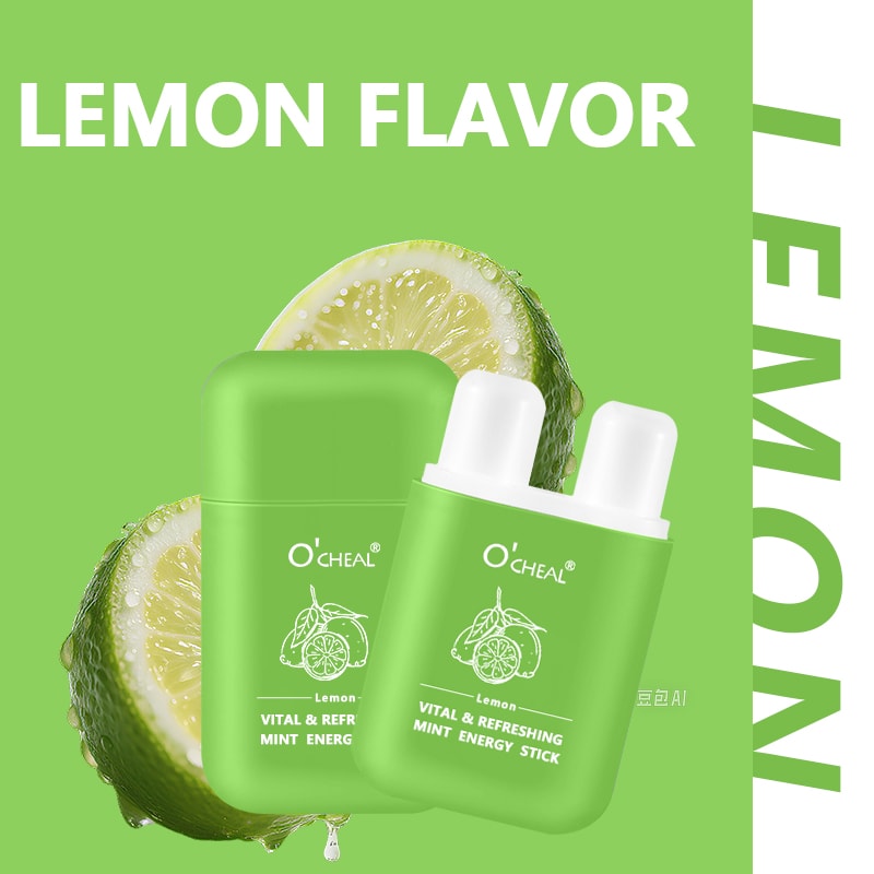 Fresh Mint Double Hole Energy Stick Portable Aromatherapy Nasal Inhaler 6