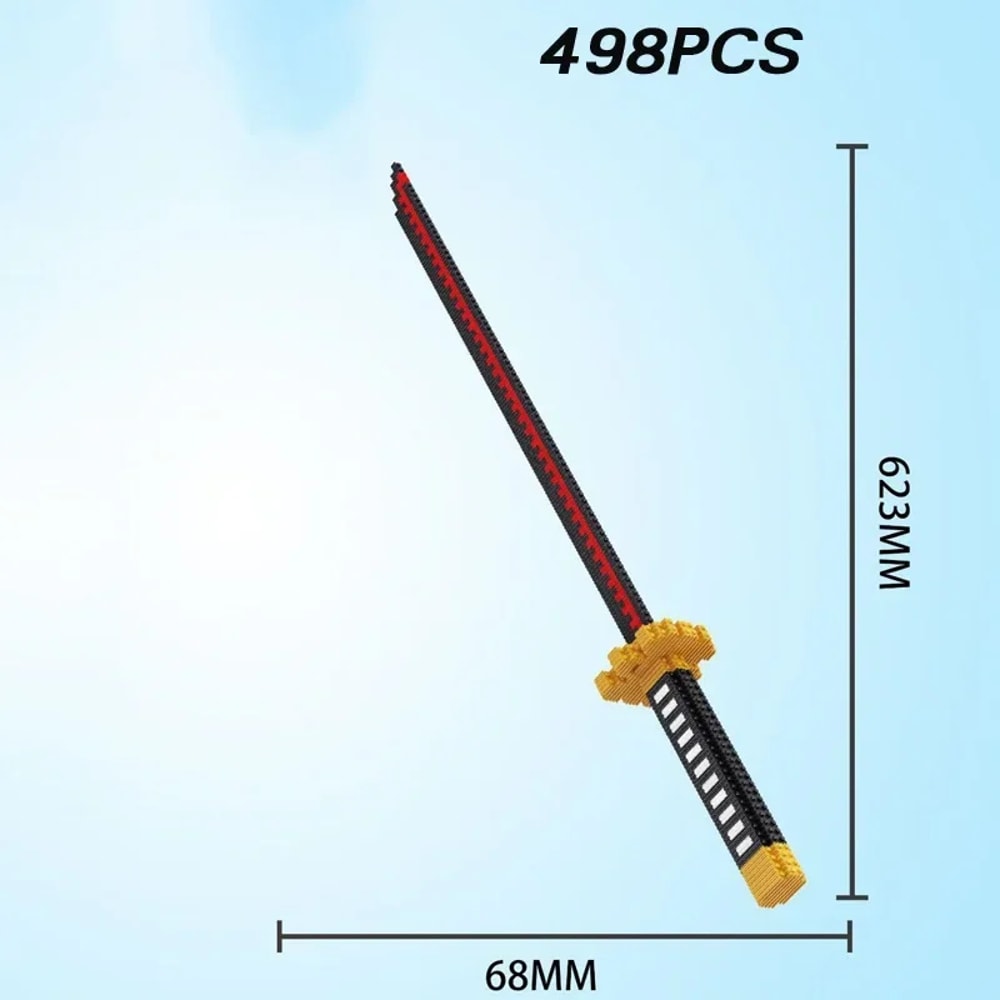 Anime Katana Building Blocks Sword Set for Display and Gifting