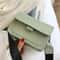 Classic PU Leather Crossbody Bag for Women Small Flap Travel Handbag