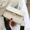 Classic PU Leather Crossbody Bag for Women Small Flap Travel Handbag
