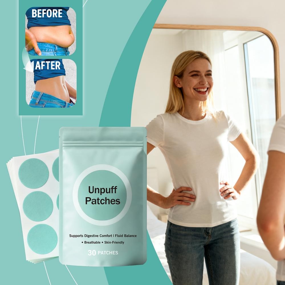 Unpuff Digestive Comfort Patches For Bloating And Fluid Balance Count 2