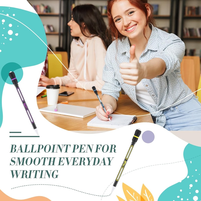 Spinning Pen For Finger Tricks Stress Relief And Focus Training 2