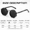 Adjustable Tint Polarized Round Sunglasses With Protection 1