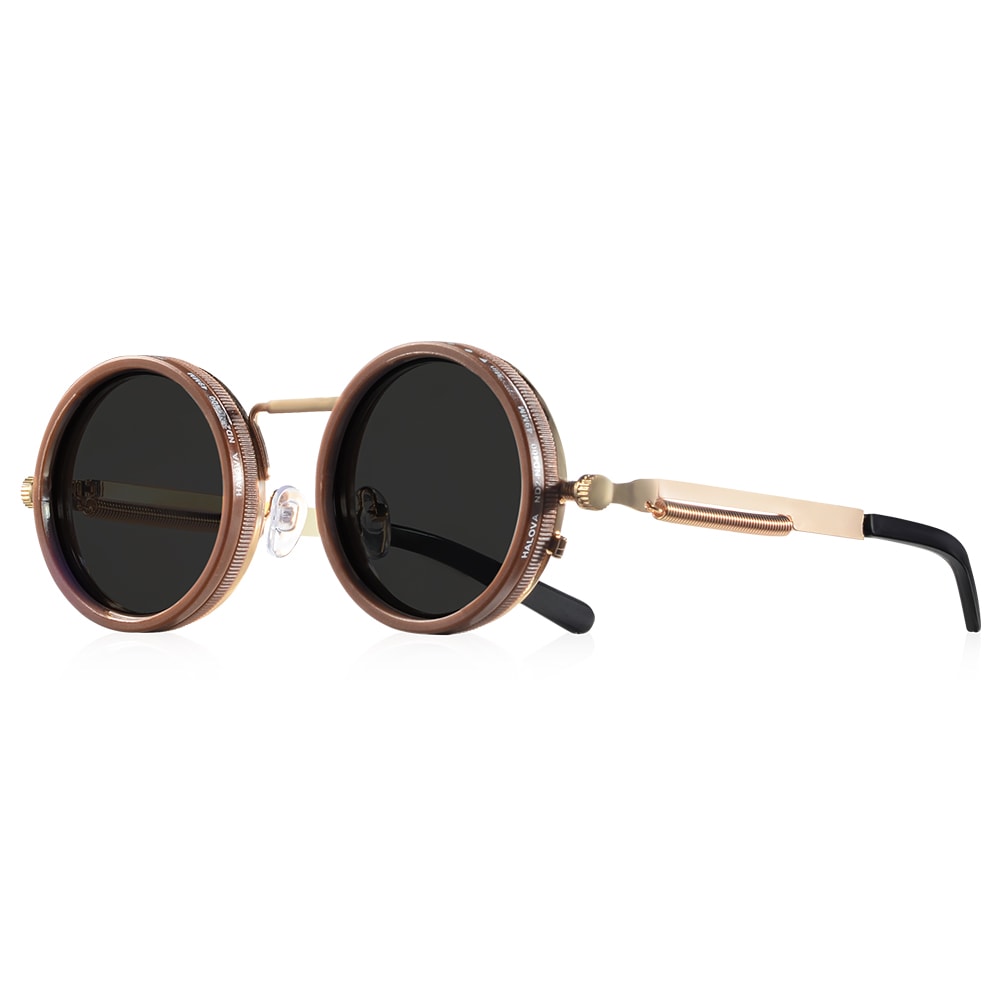 Adjustable Tint Polarized Round Sunglasses With Protection 5