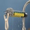 Flexible Faucet Sink Organizer Rack With Drain Tray Sponge Holder For Clutter Free Kitchen Storage 1