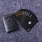 Black Gold Waterproof Playing Cards Luxury Plastic Poker Deck