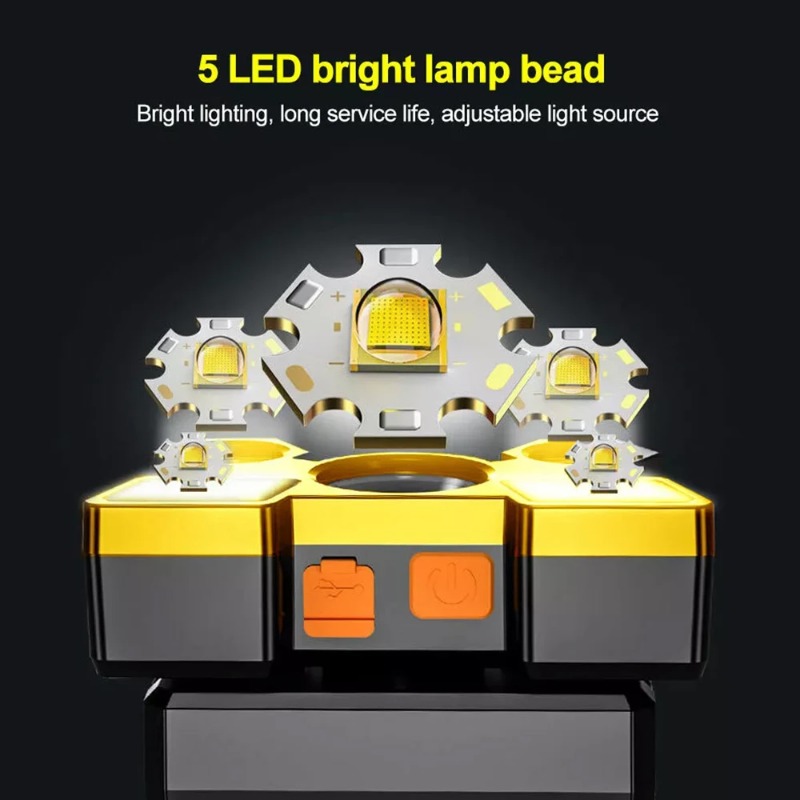 Rechargeable LED Headlamp for Camping Fishing and Work