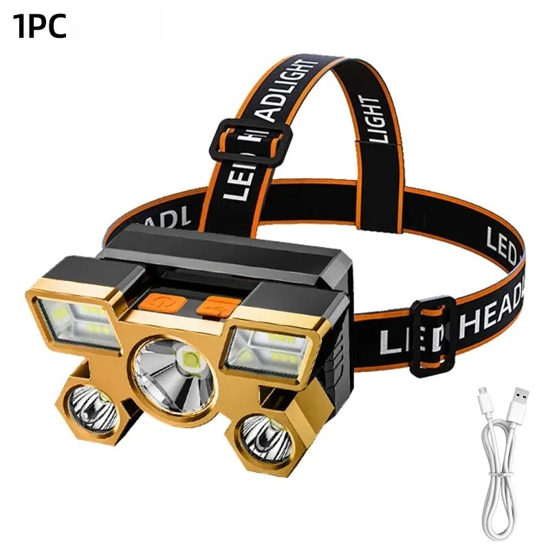 Rechargeable LED Headlamp for Camping Fishing and Work
