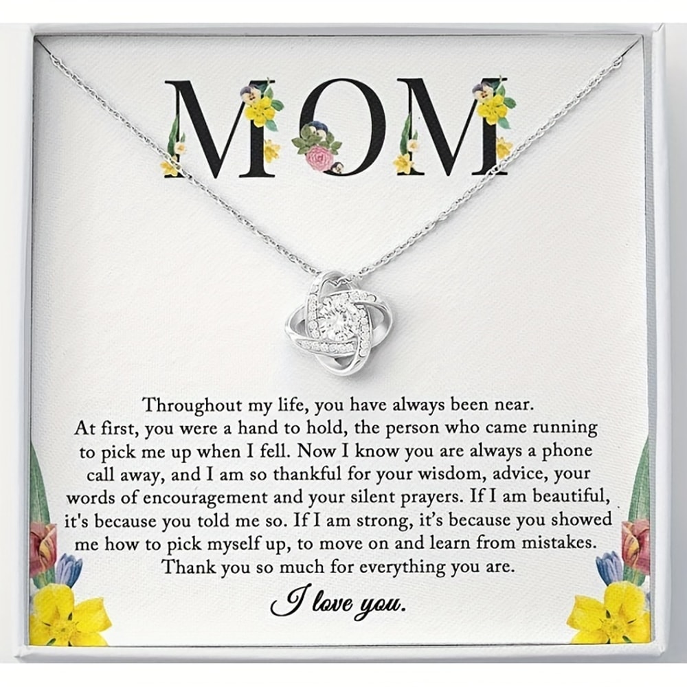Mom Necklace From Daughter Sentimental Gift For Mom Mother Daughter Jewelry For Birthday Mothers D 0
