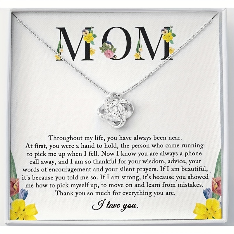 Mom Necklace From Daughter Sentimental Gift For Mom Mother Daughter Jewelry For Birthday Mothers D 0