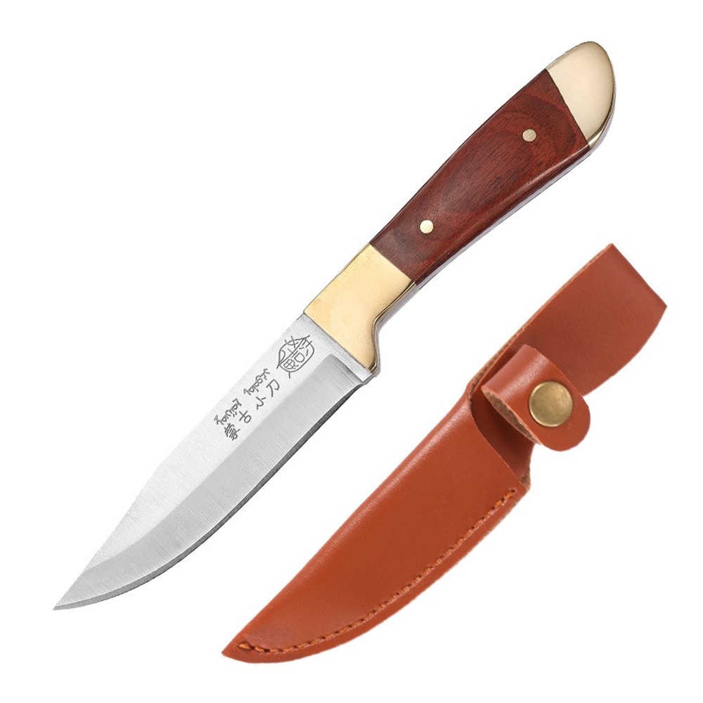 Copper Head Camping Steak Knife For BBQ Meat Cutting 3