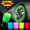 GlowRide Luminous Tire Valve Caps For Cars Motorcycles And Bikes 0