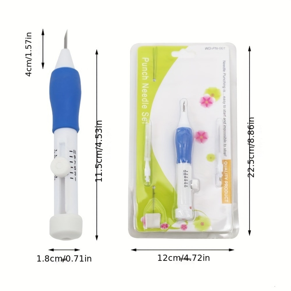 Adjustable Magic Embroidery Pen Punch Needle Kit 1